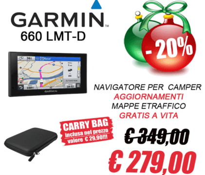 Garmin 660 LMT – D da Camping Sport Magenta a prezzo folle