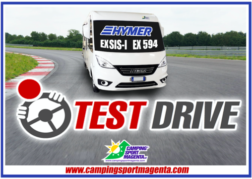 test drive Hymer da Camping Sport Magenta