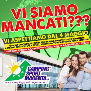 Camping Sport Magenta riapre
