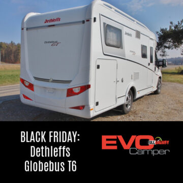 Dethleffs Globebus T6 Black Friday da EVO Camper