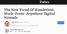 da Forbes uno sguardo alla nuova tendenza dei nomadi digitali