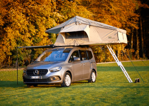 la furgonetta Mercedes Citan debutta nel mondo del campeggio allo Suisse Caravan Salon