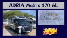 ADRIA Matrix 670 SL su Mercedes Sprinter