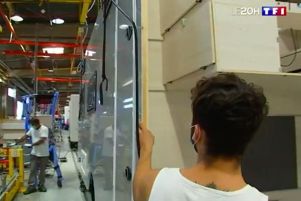 Lo stabilimento Trigano di Tournon in prima serata in tv